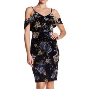 vanity room • cold shoulder midi dress size xs